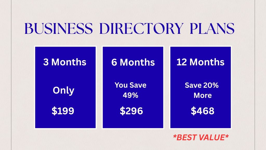 Business Directory Plans